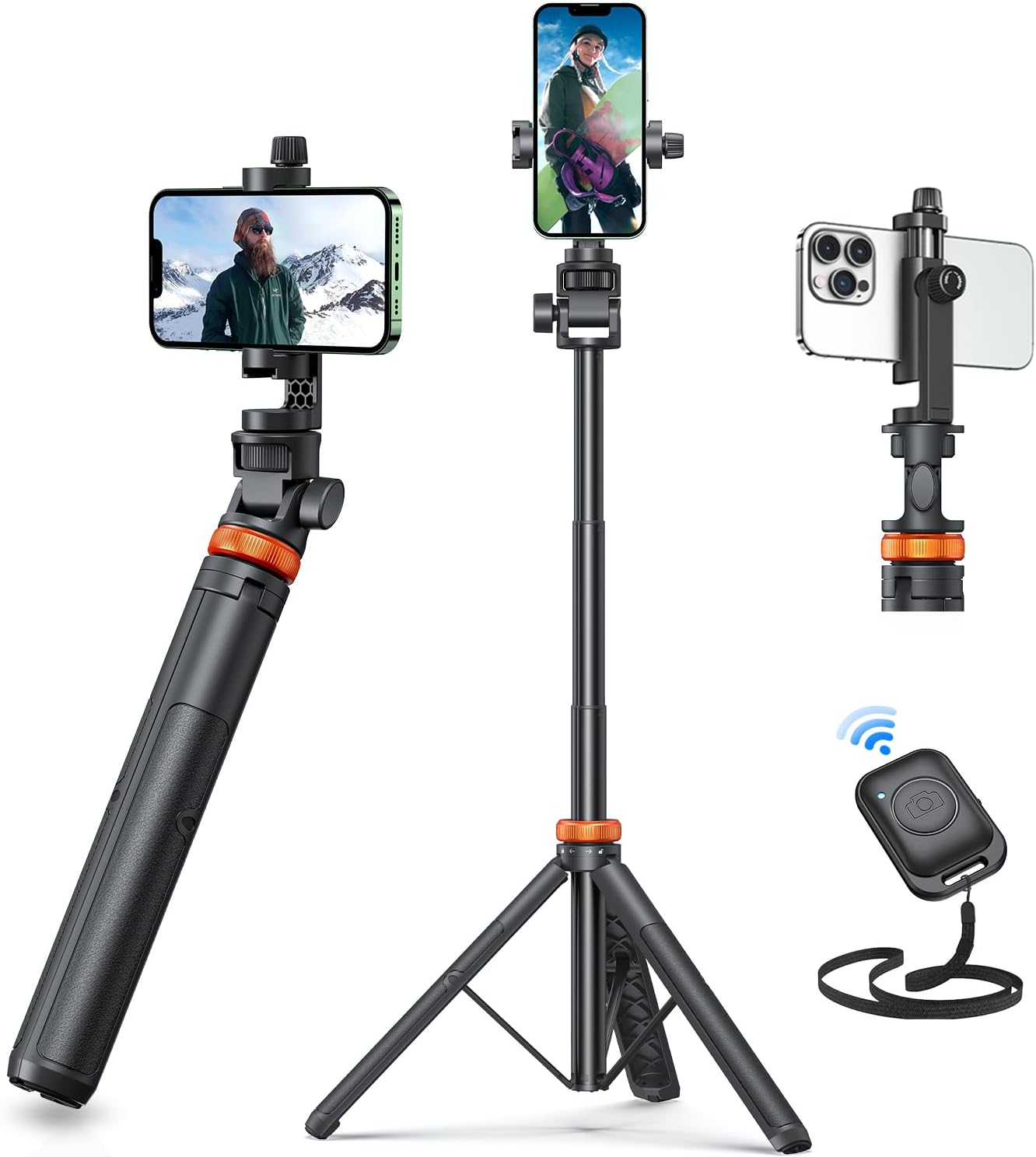 Expandable Tripod with Remote