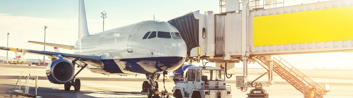 Hero Image Plane with Gate